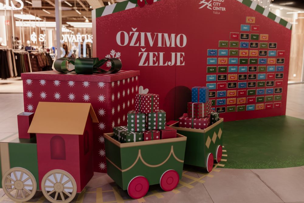 Oživimo želje u BCC Tuzla: Zid želja i praznična magija za cijelu porodicu
