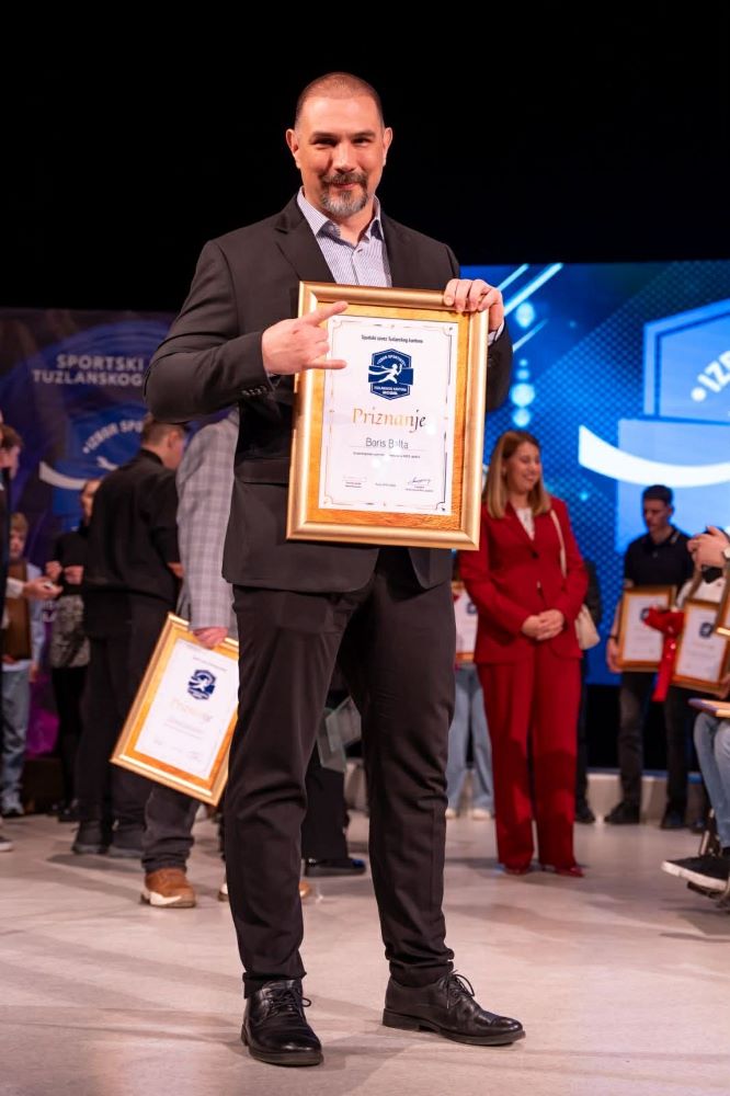 Priznanje za 2025. godinu: Boris Balta među najuspješnijim sportistima Tuzlanskog kantona