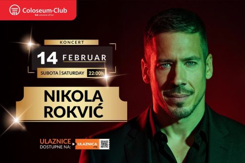 Nikola Rokvić po prvi put u Coloseum Clubu Sarajevo za Valentinovo