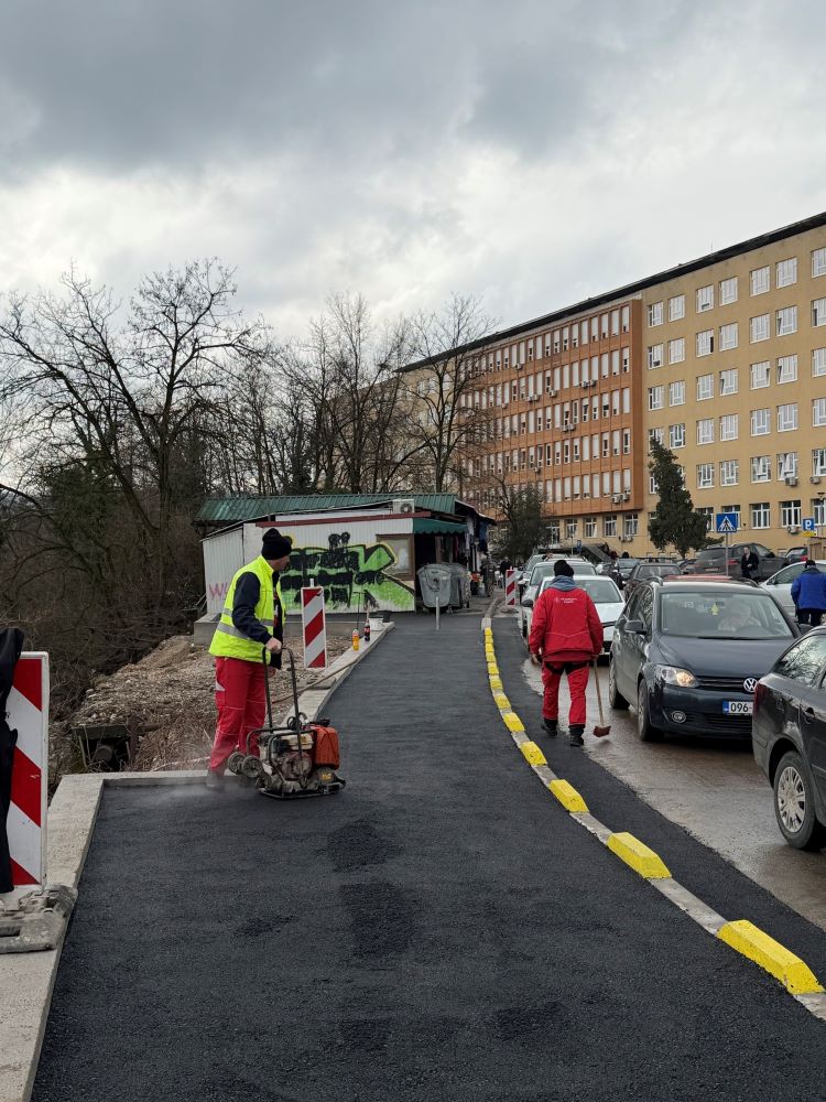 Završeni radovi na sanaciji trotoara u ulici prof. dr. Ibre Pašića