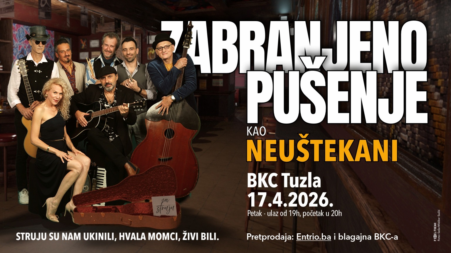 “Zabranjeno pušenje” / “Neuštekani” stižu u Tuzlu