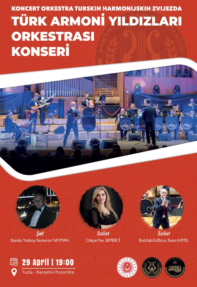 Najava događaja: Turski orkestar održat će koncert 29. aprila u Narodnom pozorištu Tuzle