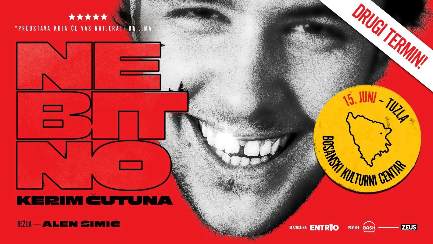 Zbog velikog interesa publike: Kerim Čutuna i monodrama “Nebitno” ponovo u Tuzli 15. juna