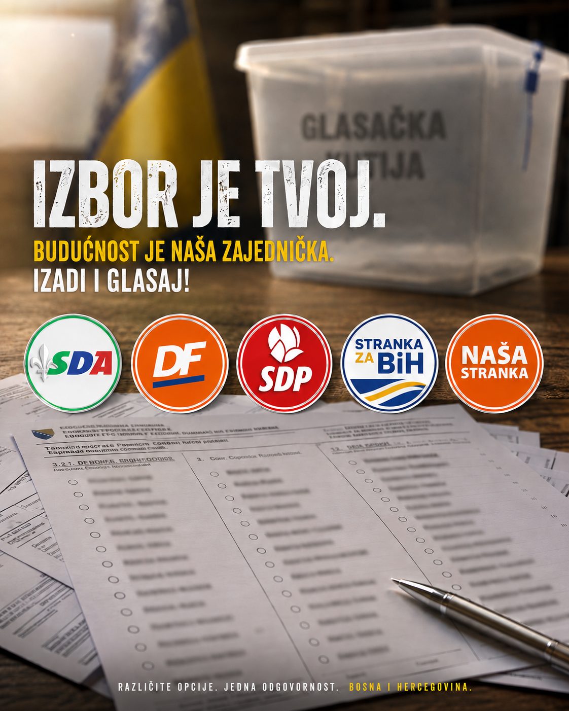 OBJAVLJUJEMO – Ovo su kandidati za koje ćete moći glasati u oktobru
