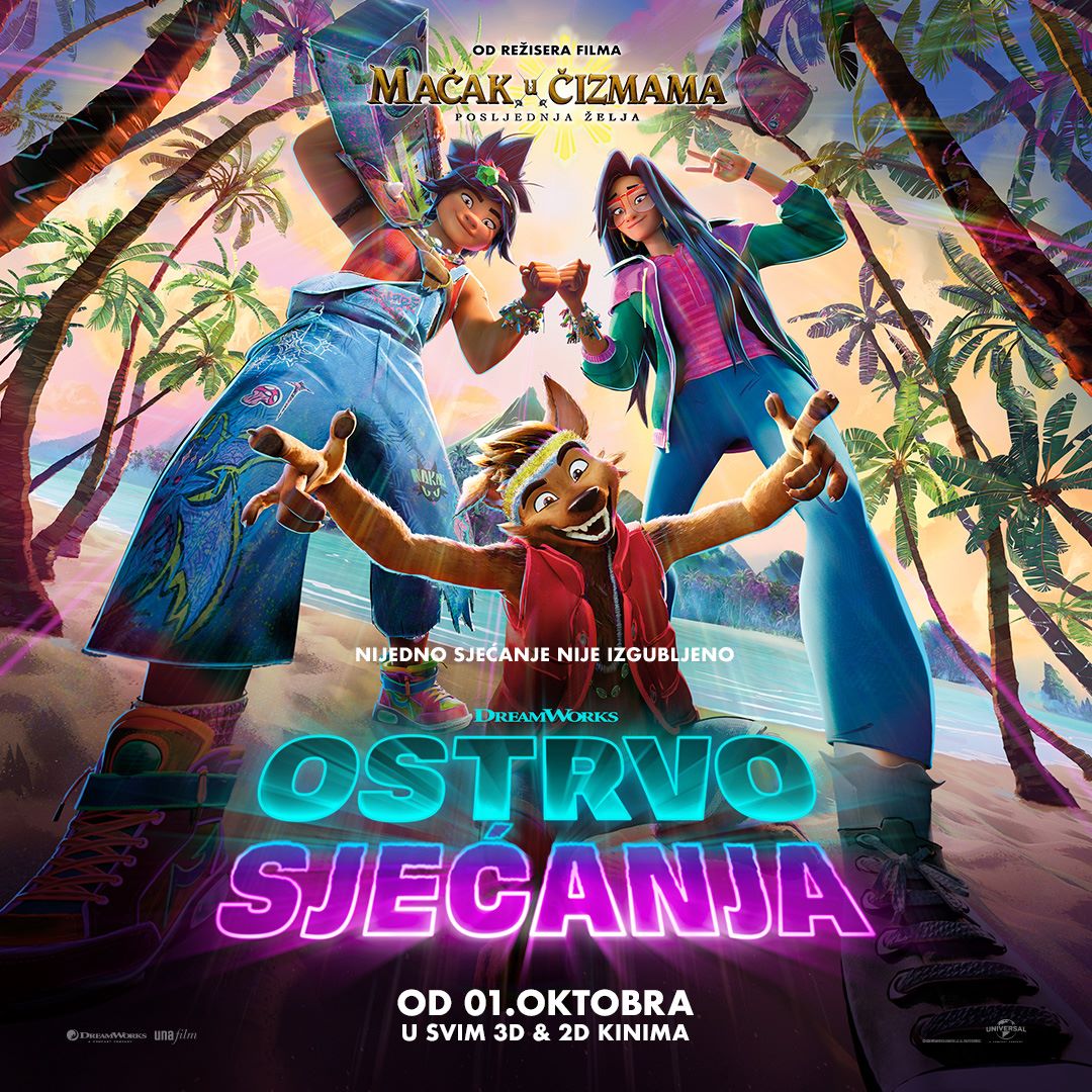 DREAMWORKSOVA nova animirana avantura „OSTRVO SJEĆANJA” od 01. oktobra u kinima