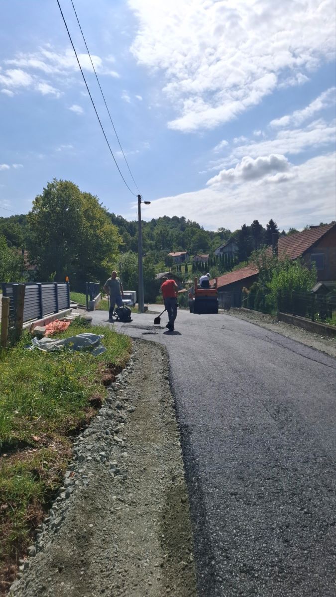 Grad Tuzla: Završeni radovi na putnim pravcima u Lipnici i Gornjoj Tuzli