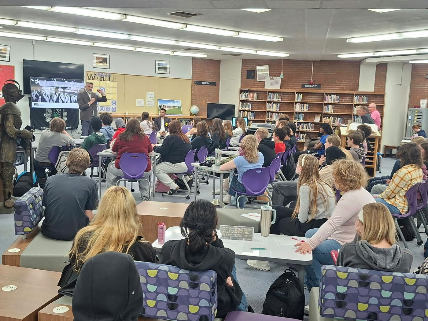 Emir Suljagić održao predavanje u Affton School Districtu u St. Louisu